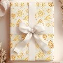 Search for gold snowflake wrapping paper Rustic