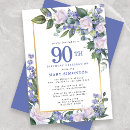 Search for blue and white birthday invitations Elegant