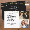Search for 40 years invitations Retro