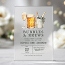 Search for bubbles and brews couples shower Champagne and beer