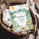 Recherche de camping baby shower invitations L'aventure vous attend