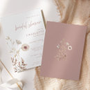 Search for dusty pink bridal shower invitations Floral
