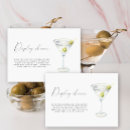 Recherche de cocktails martini invitations Aquarelle