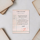 Search for library cards Vintage