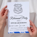 Search for law enforcement retirement invitations Modern