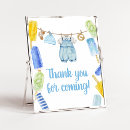 Search for baby shower thank you posters Blue