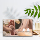 Search for foot business cards Massage therapy