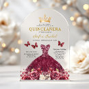Search for burgundy quinceanera invitations Quinceañera