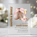 Search for boots or bows invitations Coquette