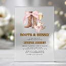Search for boots or bows invitations Coquette