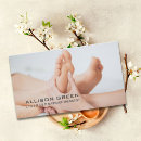 Search for foot business cards Massage therapy