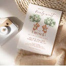 Search for elegant twin baby shower invitations We can bearly wait