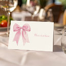 Search for bow place cards Coquette