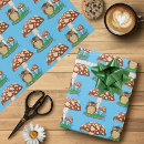Search for owl wrapping paper Mushroom