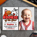 Search for rookie of the year birthday invitations All star