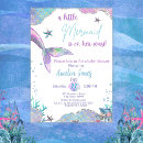 Search for little mermaid baby shower invitations Pink
