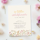 Search for boho baby shower invitations Little wildflower
