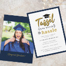 Search for tassel graduation invitations Typography