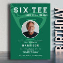 Search for golf 60th birthday invitations Green