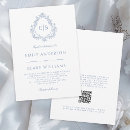Search for crest wedding invitations Qr code