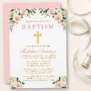 Recherche de rose blanc baptême invitations Chrétien