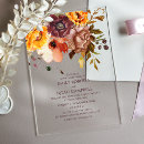 Search for orange and plum invitations Floral