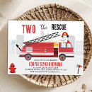 Search for firefighter birthday invitations Dalmatian