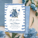 Search for blue denim baby shower invitations Jumpsuit
