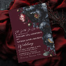 Recherche de rouge noir mariage invitations Hallomariage