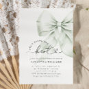 Search for green bridal shower invitations Coquette