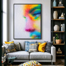 Recherche de couleurs dynamiques art Contemporain