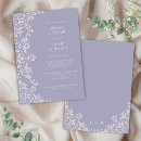 Search for french rehearsal dinner invitations Purple