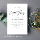 Search for budget engagement party invitations Minimalist