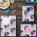 Recherche de musique papier cadeau Rose