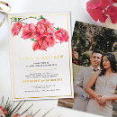 Search for bougainvillea flower invitations Red