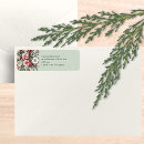 Search for holly leaves return address labels Modern