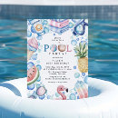 Recherche de bord de la piscine invitations Pour enfants