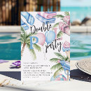 Search for twins pool party invitations Cute