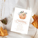 Search for fall floral baby shower invitations Pink
