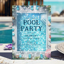 Search for housewarming pool party invitations Palm springs