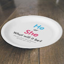 Search for gender reveal plates Boy or girl