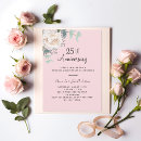 Search for 25th silver wedding anniversary invitations Married 25 years