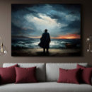 Search for the ocean is calling posters Sunset