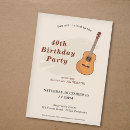 Recherche de guitare acoustique invitations Fête d'anniversaire