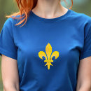 Search for fleur de lis tshirts Gold