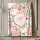 Search for wildflower blankets Monogrammed