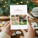 Search for multi photo christmas cards Red and white