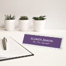 Search for purple name plates Elegant