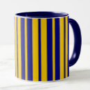Search for blue and yellow mugs Striped