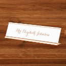 Search for girly name plates Rose gold